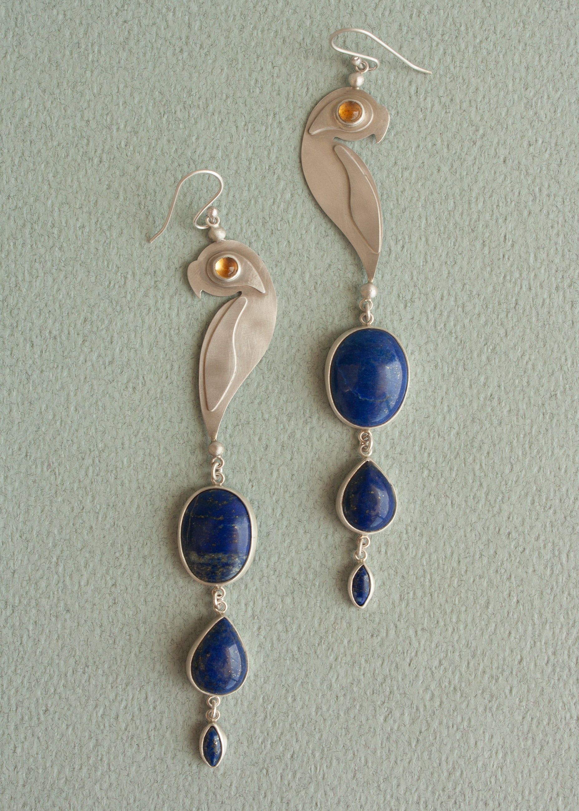 Papagayos with Lapis Lazuli & Citrine