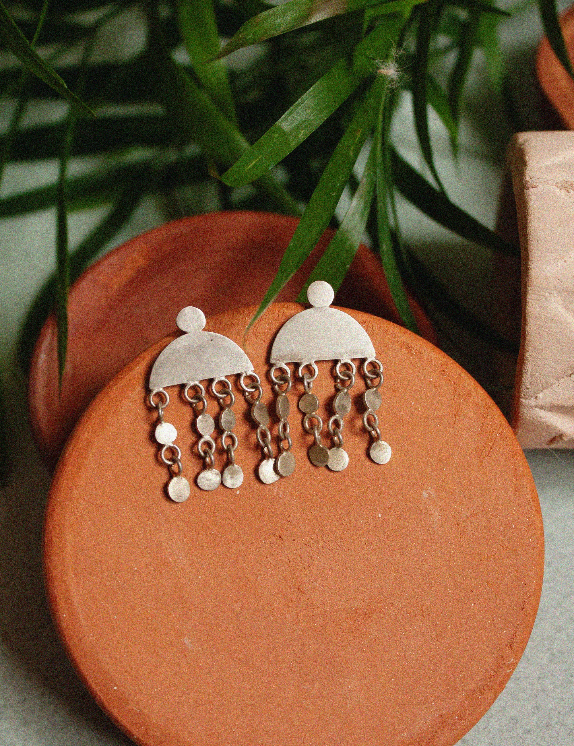 Egyptian Crescent Moon Earrings