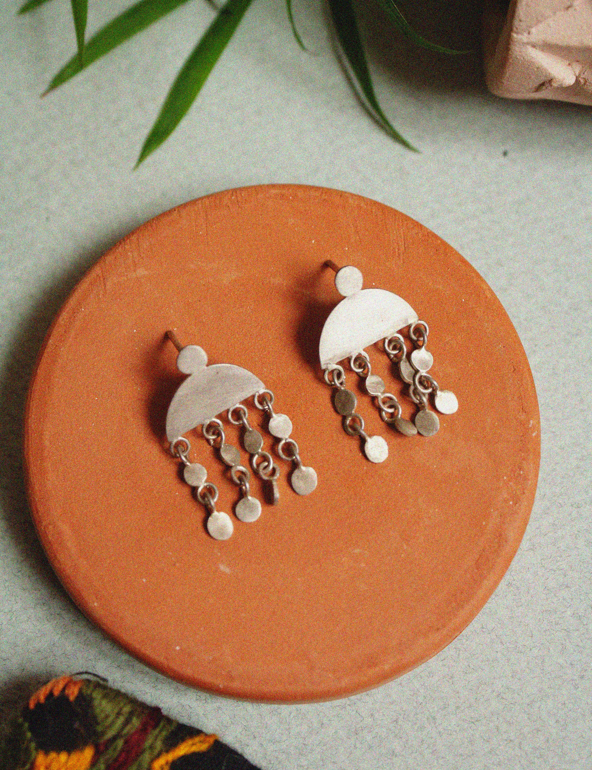 Egyptian Crescent Moon Earrings