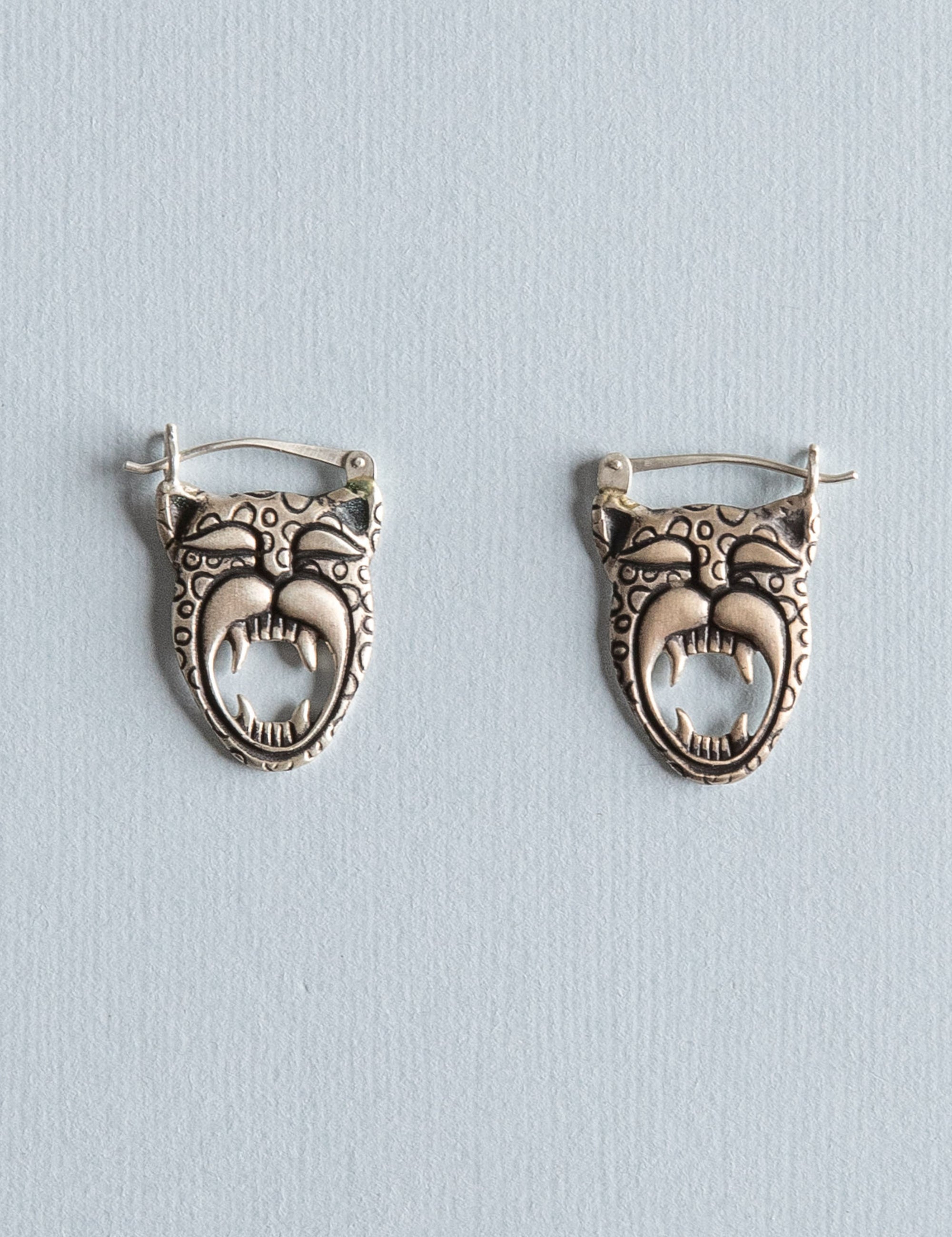 Jaguar Mask Earrings